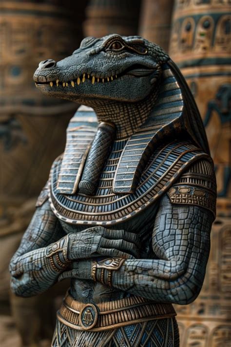 Sobek – The Ferocious Crocodile God of Ancient Egypt.